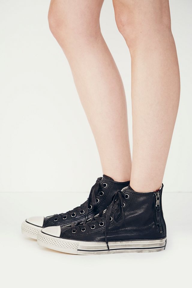 John Varvatos Back Zip Hi Top Chucks #1