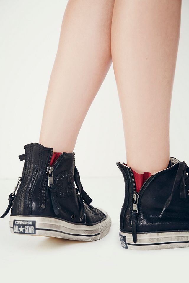 John Varvatos Back Zip Hi Top Chucks #4