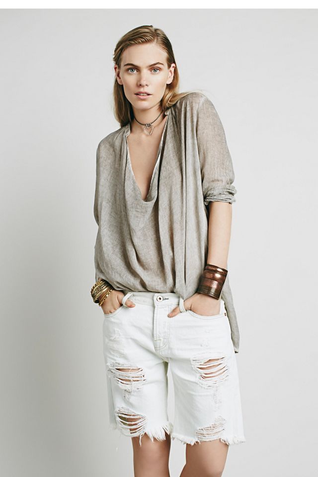 Bryant Distressed Cut Off | Free People UK