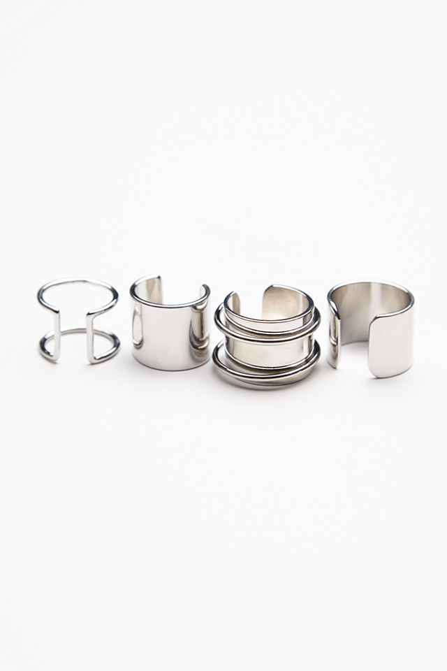 Thick Bar Ring Set #1