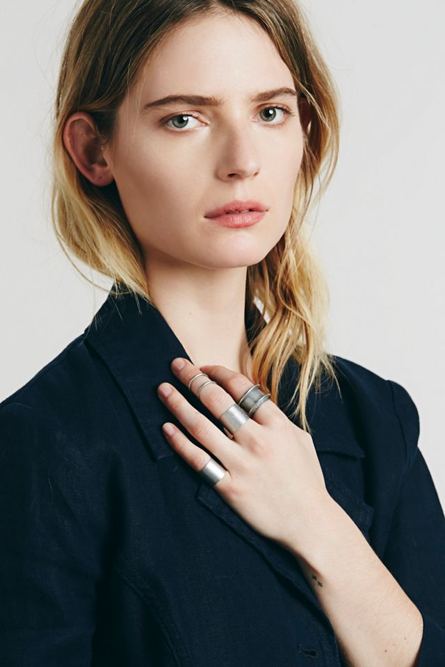 Thick Bar Ring Set
