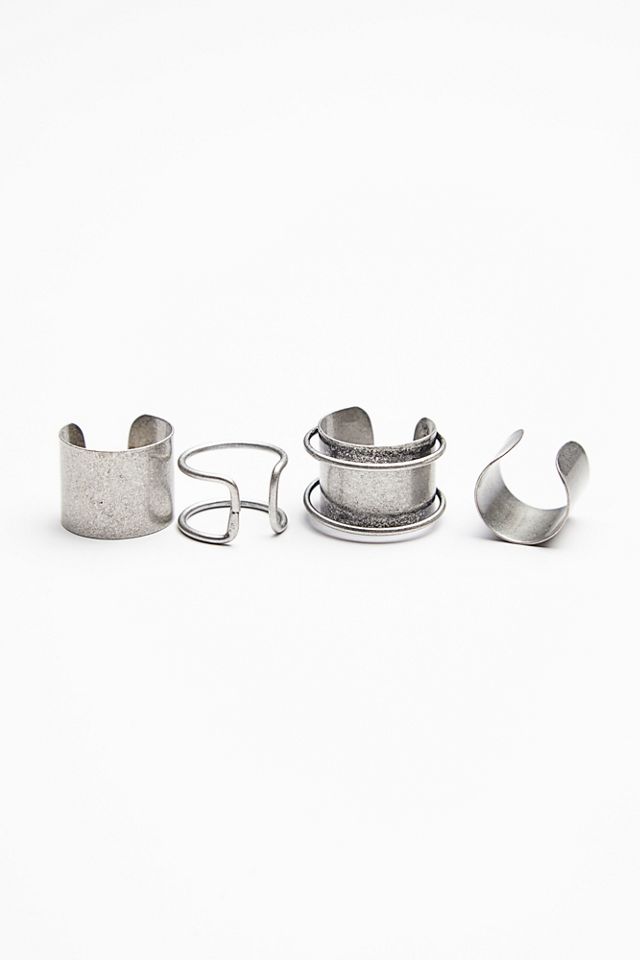 Thick Bar Ring Set #1
