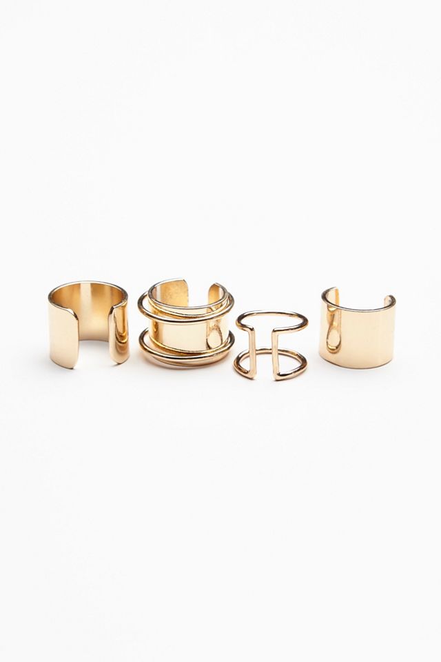 Thick Bar Ring Set #1
