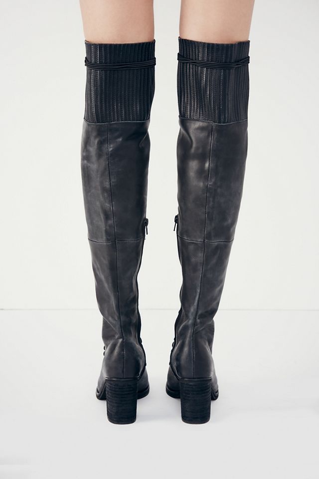 Palazzo Thigh High Heel #3