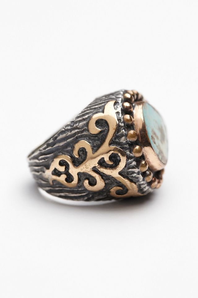 Turquoise Teardrop Ring #3