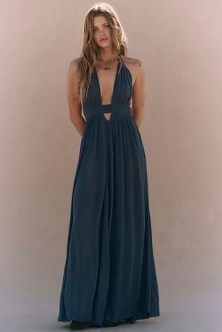 black jersey maxi dress self-portrait - Black Jersey Gathered Maxi Dress