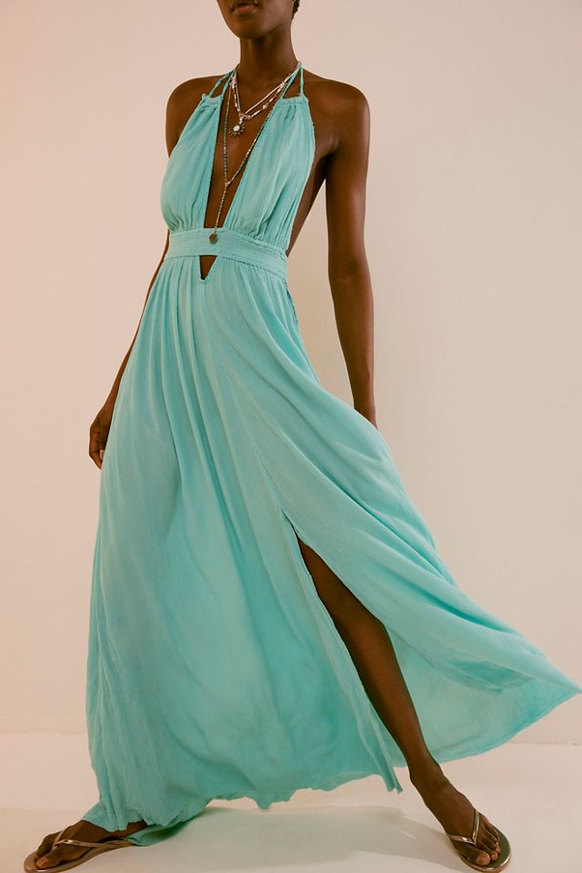 Free people look into 2025 the sun maxi dress