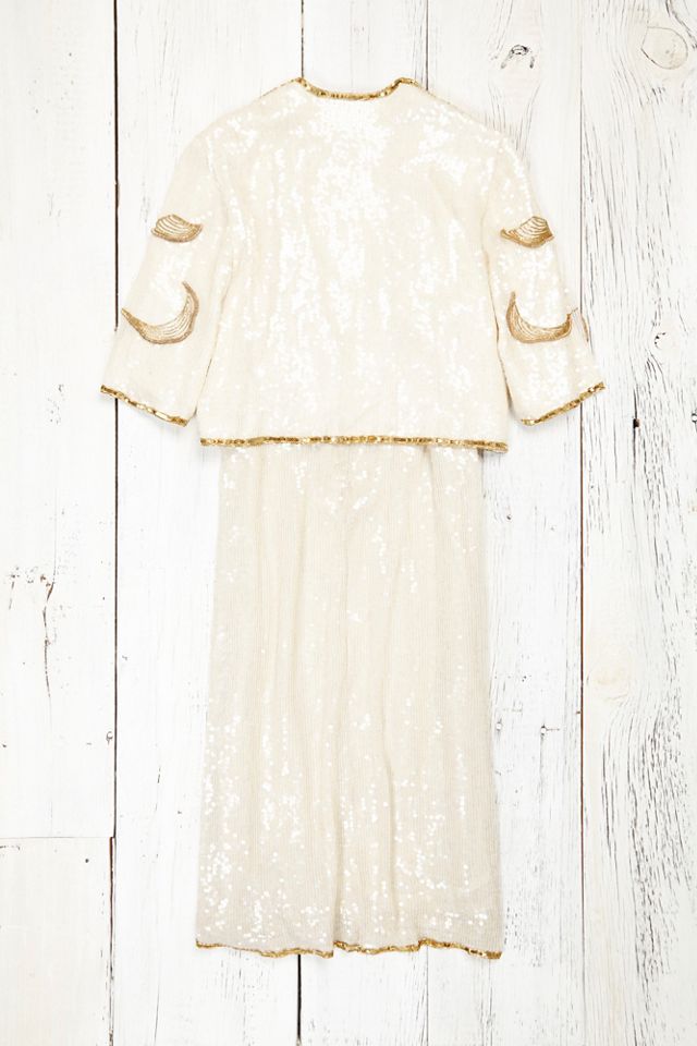 Vintage Two Piece Sequin Dress #1