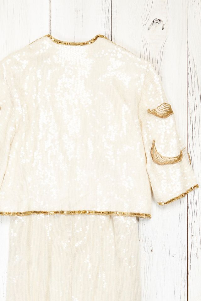 Vintage Two Piece Sequin Dress #4