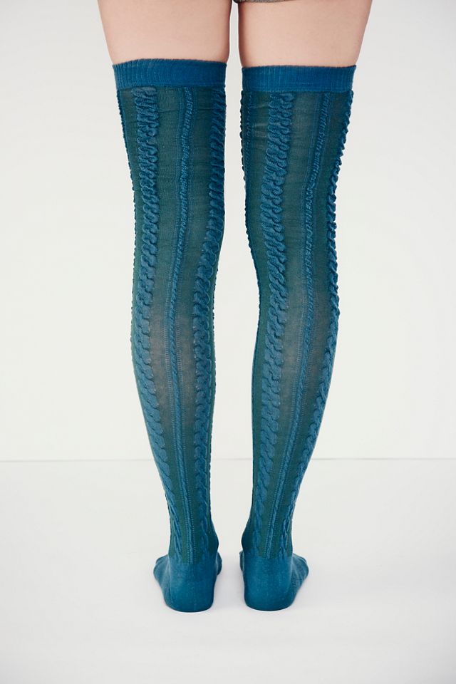 Aran Thigh High Sock #3