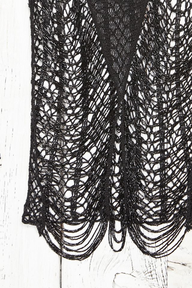 Vintage Black Beaded Tank Top #2