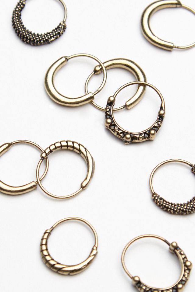 Etched Hair Ring Set #2