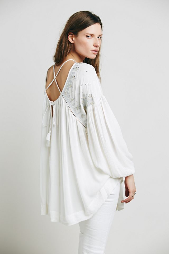 Embellished Strappy Back Tunic