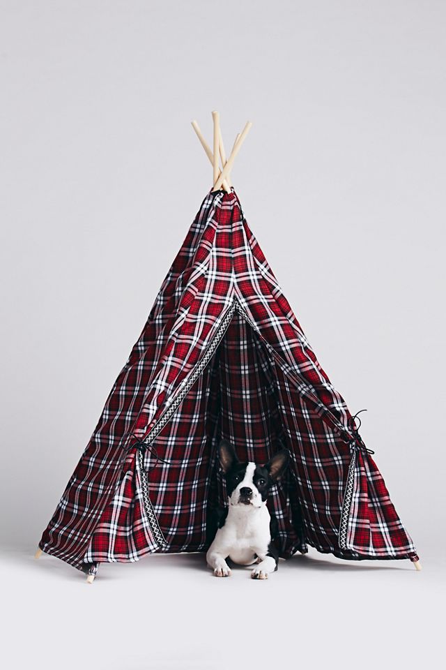 Fireside Plaid Tipi #1