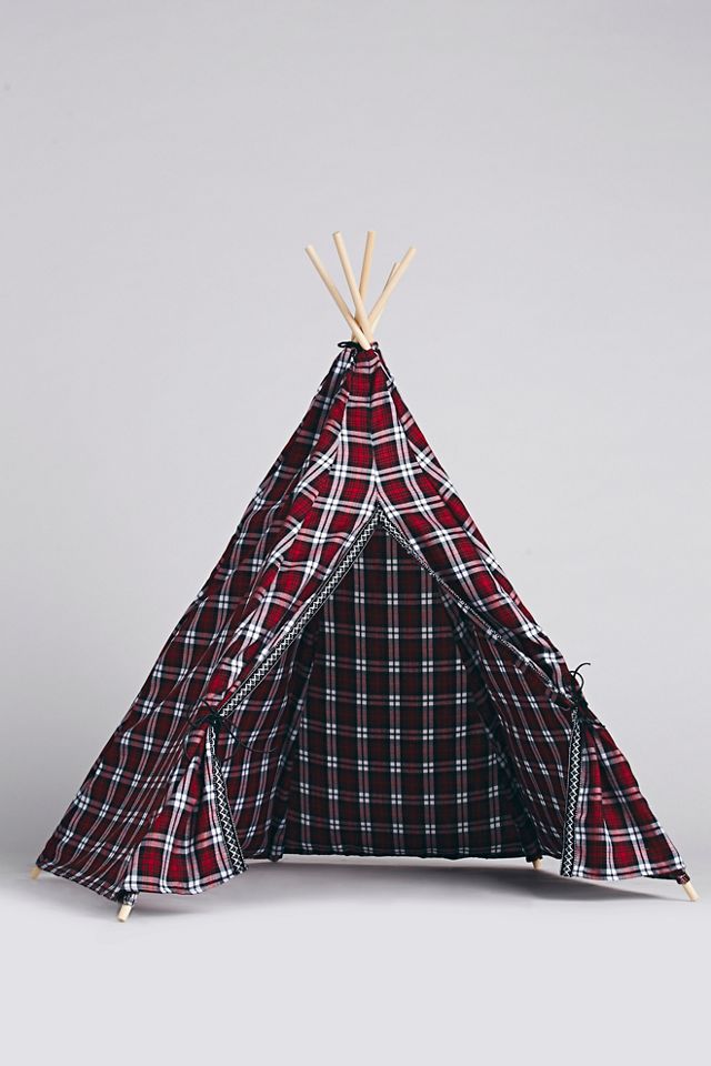 Fireside Plaid Tipi #2