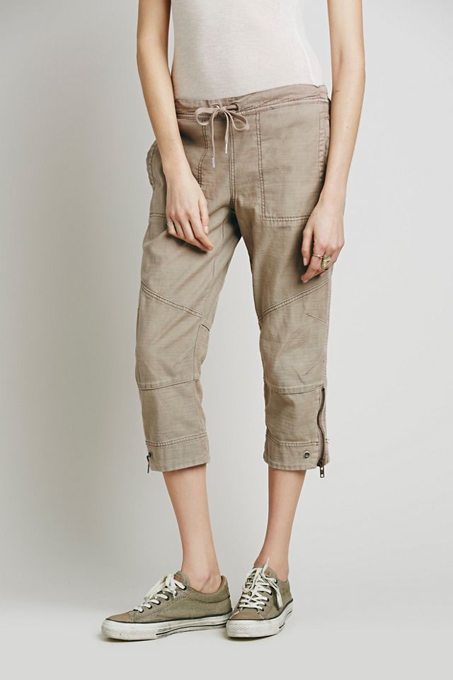 Structured Hi-tech Cropped Pants #2