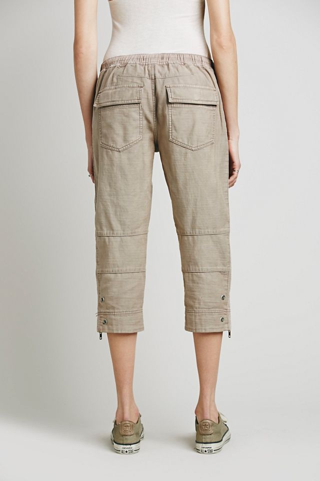 Structured Hi-tech Cropped Pants #3