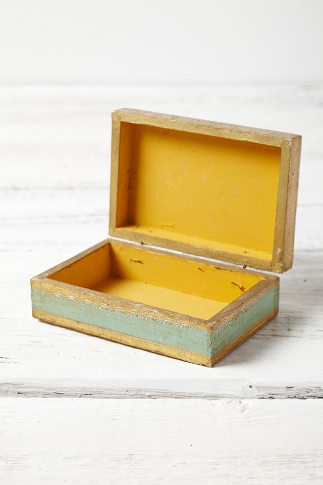 Vintage Wooden Jewelry Box #2