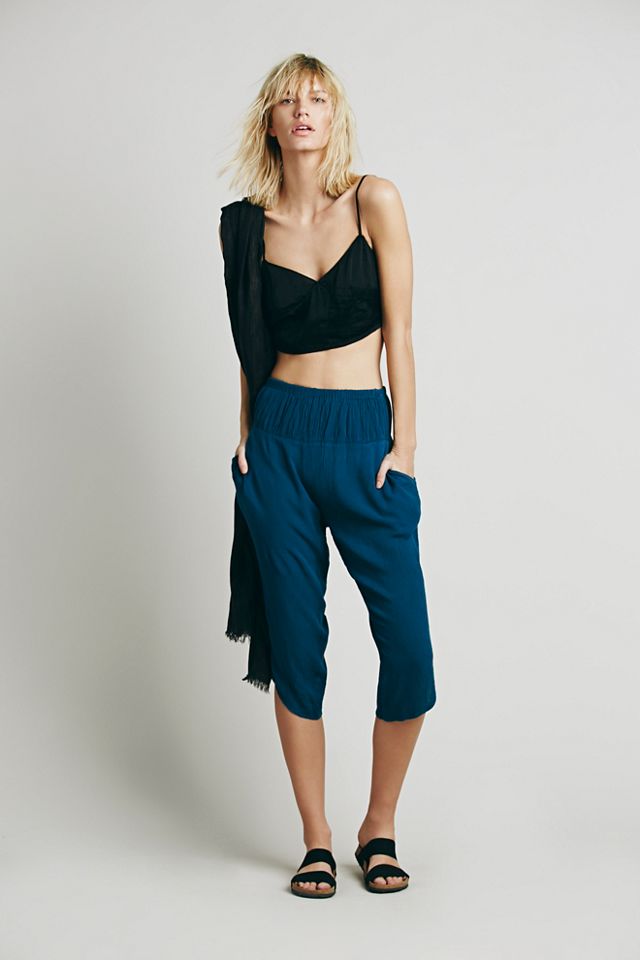 Solid Cropped Harem Pant Free People UK