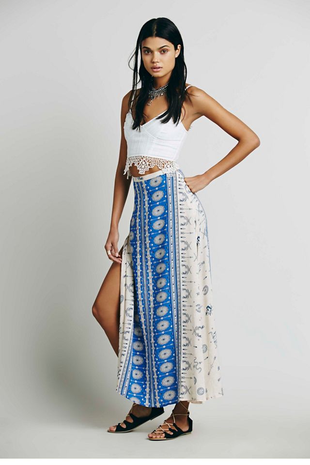 Coyote Split Maxi Skirt