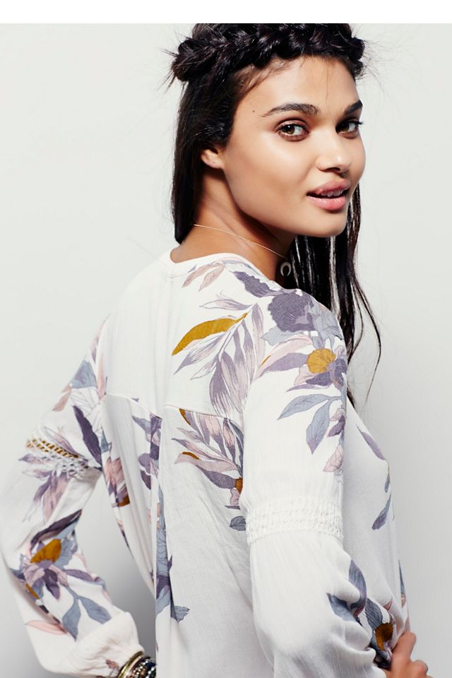 Electric Orchid Print Swing Tunic #4