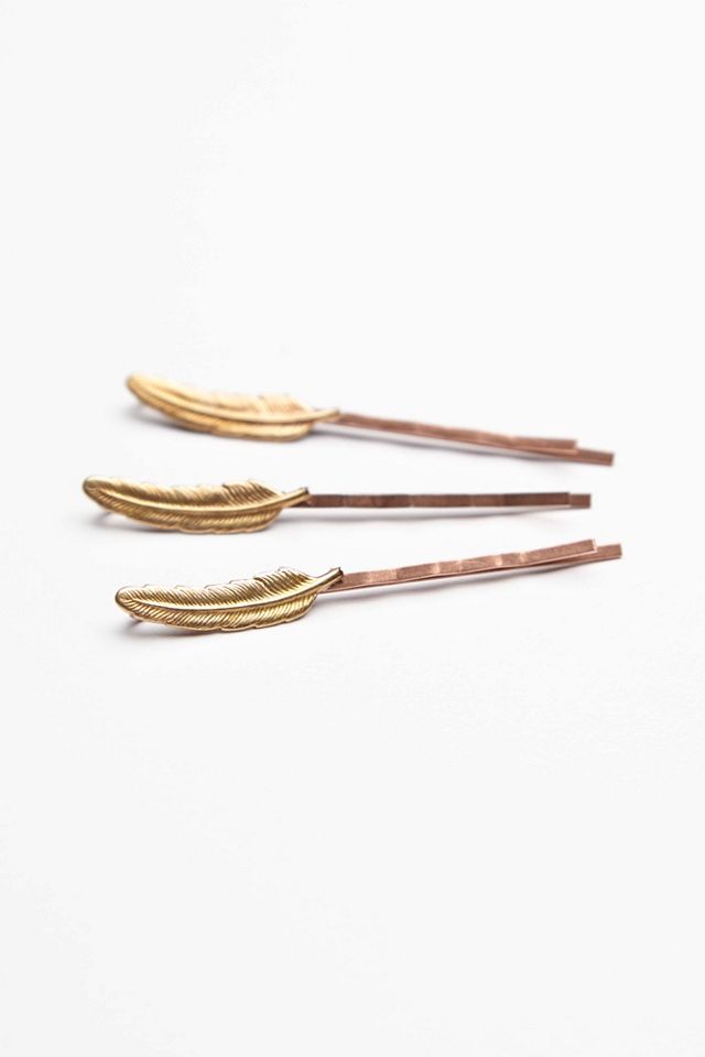 Feather Bobby Pin Set #1