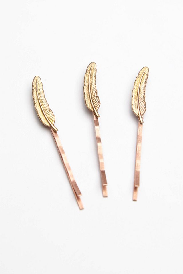 Feather Bobby Pin Set #2