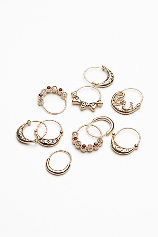 Stone Detail Hair Rings | Free People