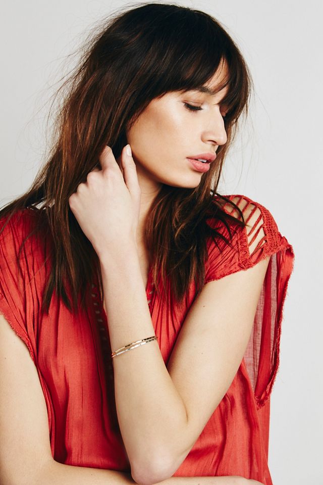 Hammered Open Cuff Duo #2