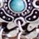 Silver / turquoise