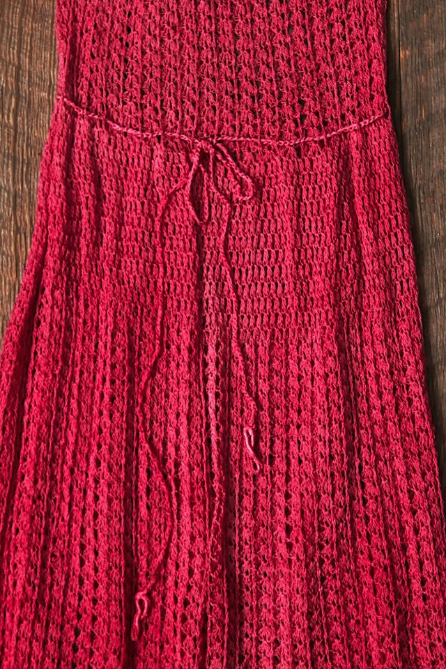 Vintage Pink Crochet Dress | Free People