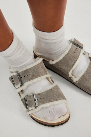 shearling birkenstocks