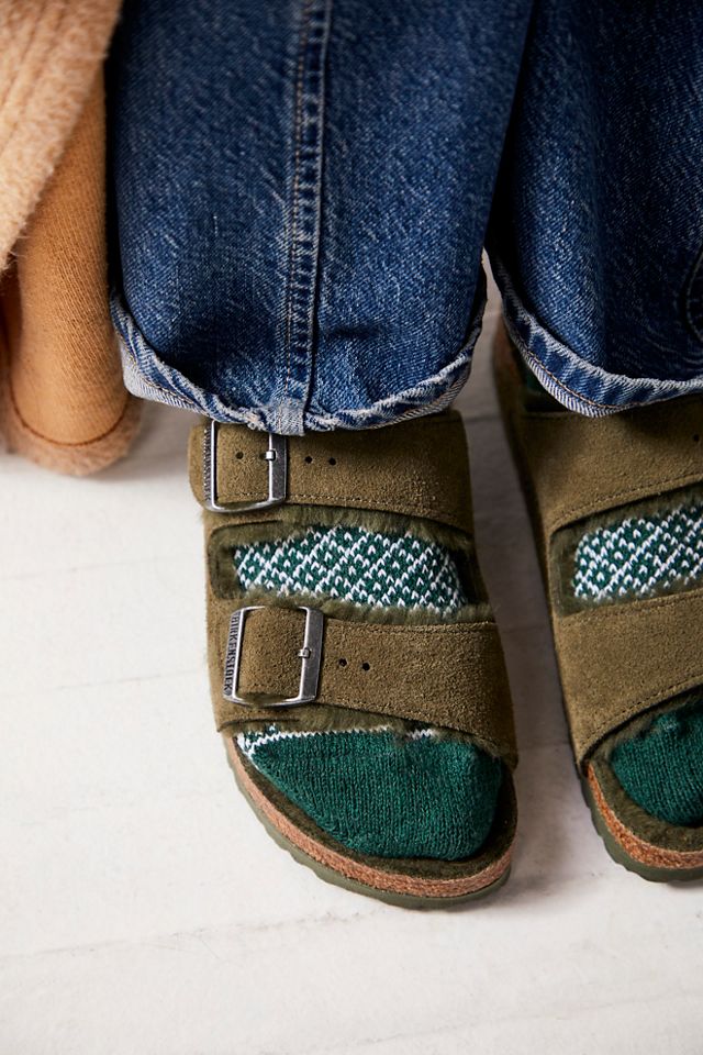 Birkenstock Arizona Shearling Sandals #1
