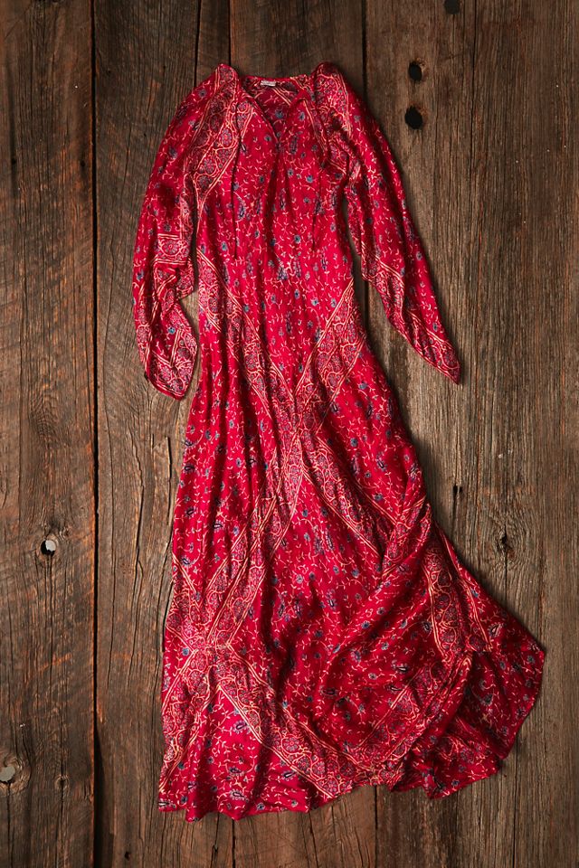 Free People Hi-low Hem Paisley Dress - Sz shops M