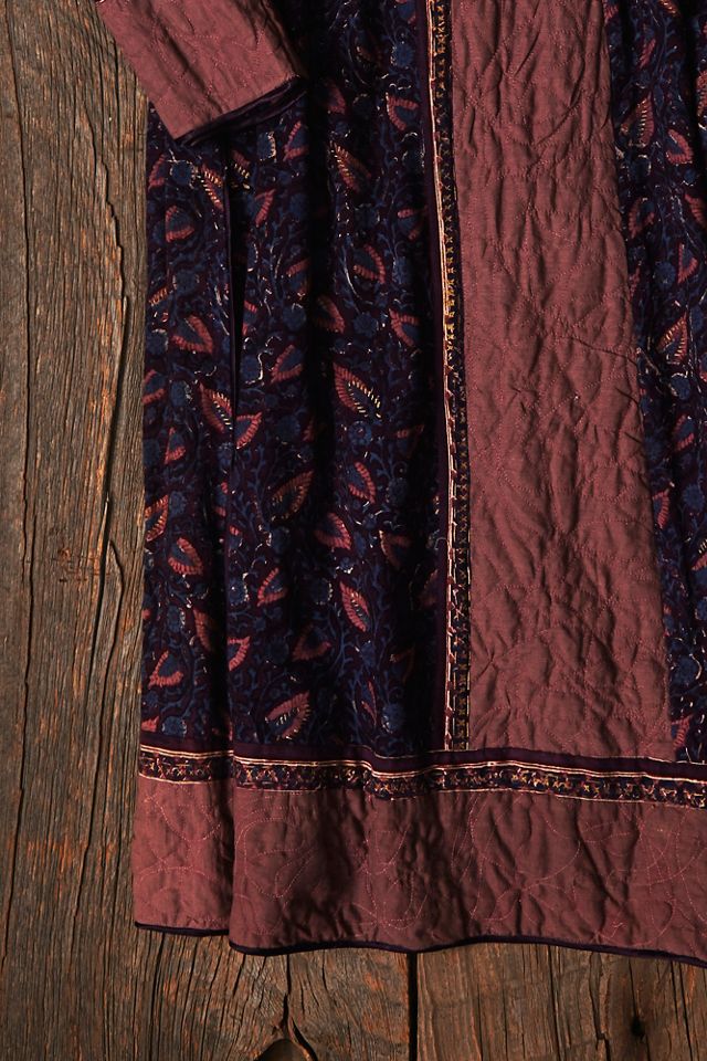 Vintage Quilted Paisley Dress #4