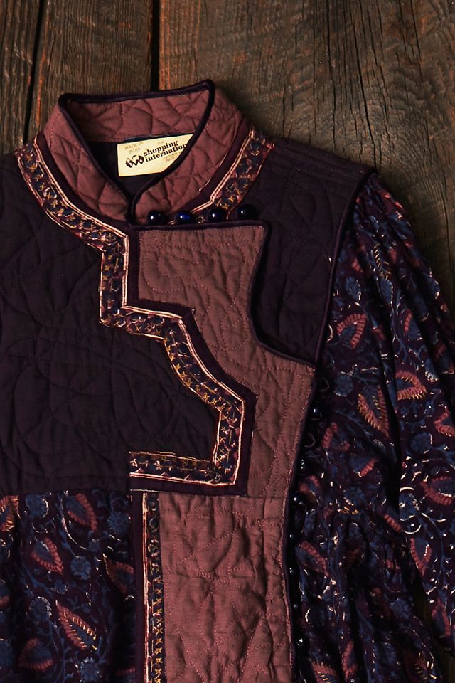 Vintage Quilted Paisley Dress #5