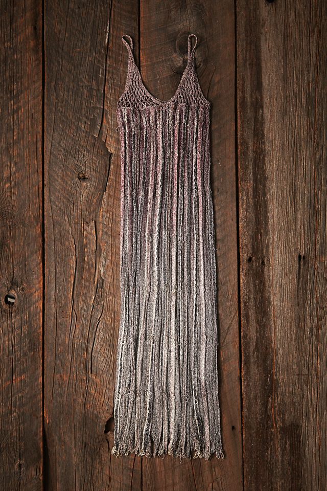 Vintage Crochet Tank Dress #1