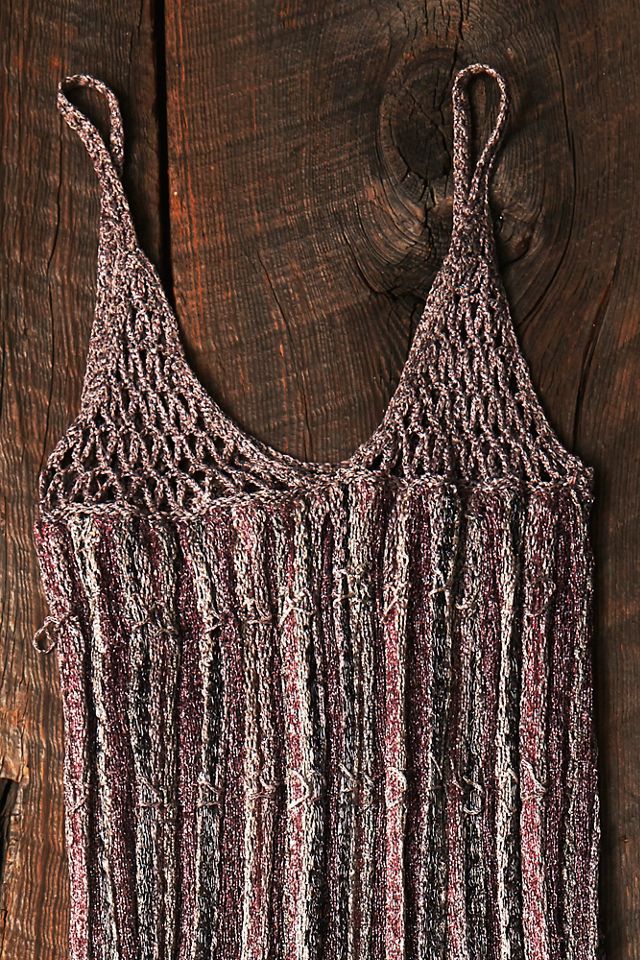 Vintage Crochet Tank Dress #3
