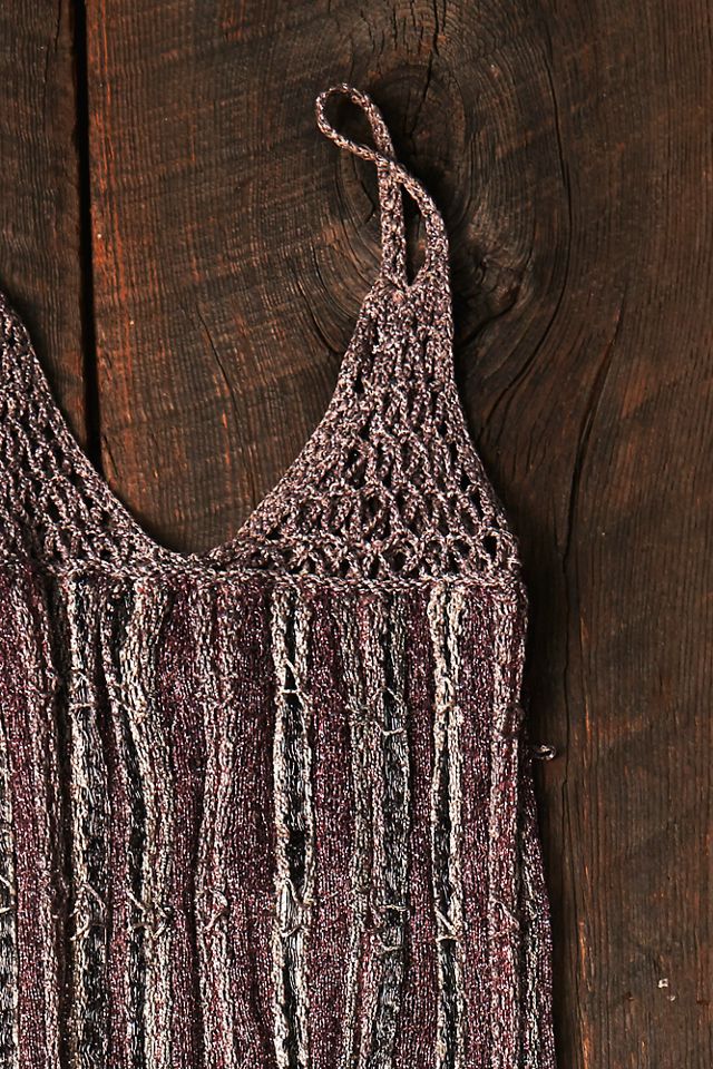 Vintage Crochet Tank Dress #6