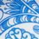 Blue white paisley