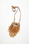 One-Of-A-Kind Leather Fringe Bag