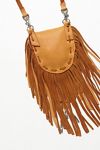One-Of-A-Kind Leather Fringe Bag