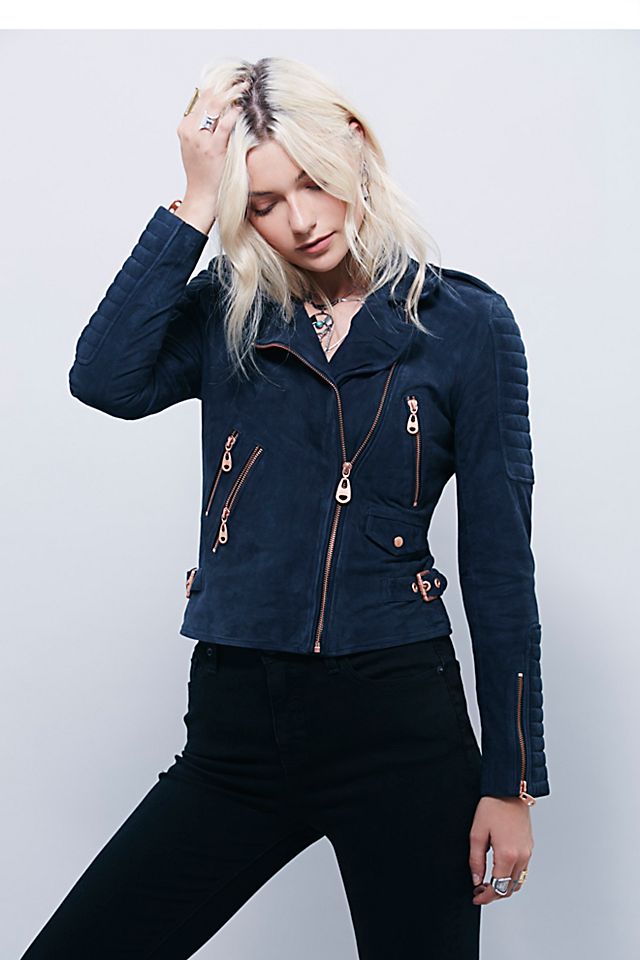 Doma Suede Moto Jacket | Free People