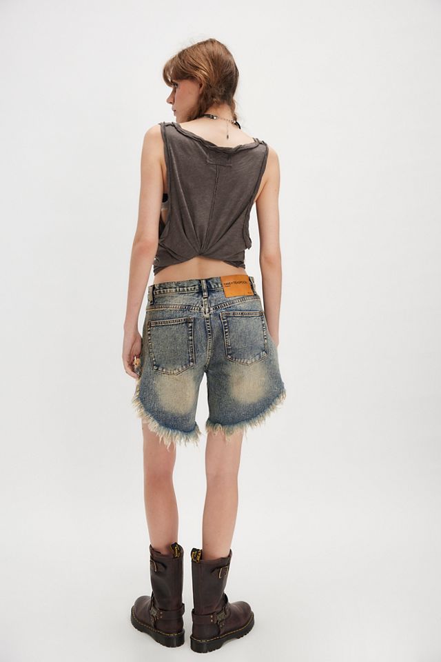 ONETEASPOON フリンジデニムショートパンツ OneTeaspoon Frankies Cutoff Shorts | Free People