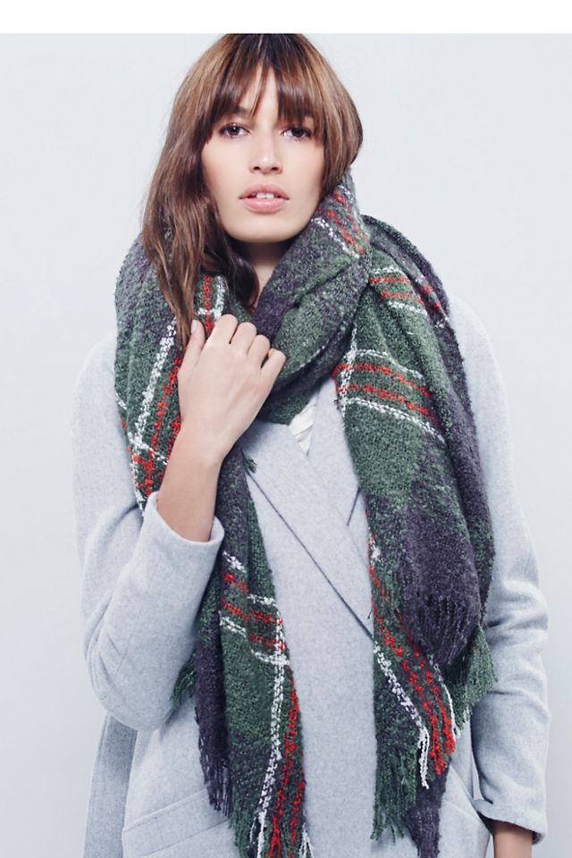 Killington Oversized Plaid Scarf | Free People