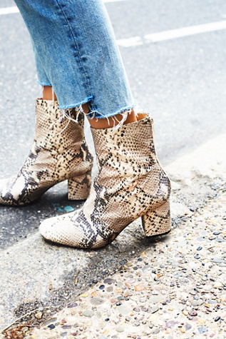 Cecile ankle store boot snake