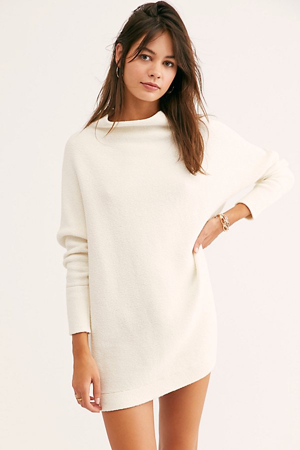 Free People Ottoman Slouchy Tunic In Optic White