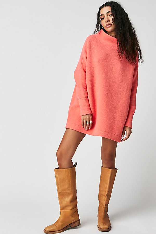 Free People Ottoman Slouchy Tunic In Guava Juice