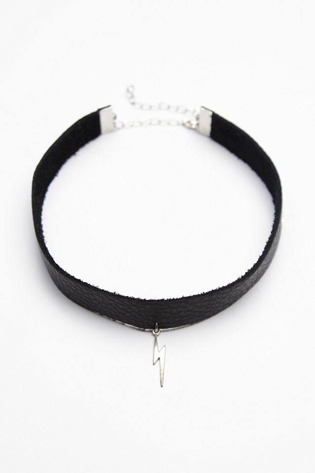 Leather Icon Choker #1