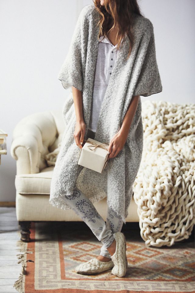 Weekend Boucle Kimono #5